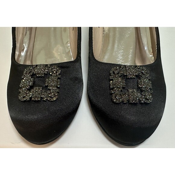 Badgley Mischka Glitter Heel Dress Shoes GIRLS SIZE 5‎ - Picture 7 of 8